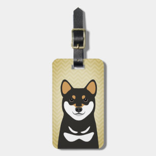 Shiba Inu - Etiqueta de Bagagem