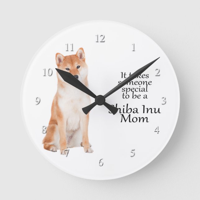 Shiba Inu Mãe Relógio (Frente)