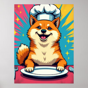 Shiba Inu: Poster de Chef de Pop