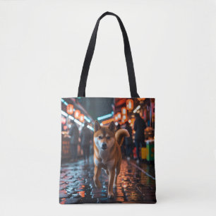 Shiba Inu Tote Bag Elegante