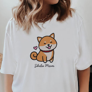 Shiba Mãe Shiba Inu Cão T-Shirt