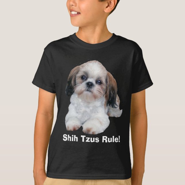 Shih Tzu caçoa o t-shirt (Frente)