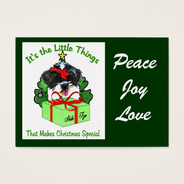 Shih Tzu Christmas Gifts (Frente)