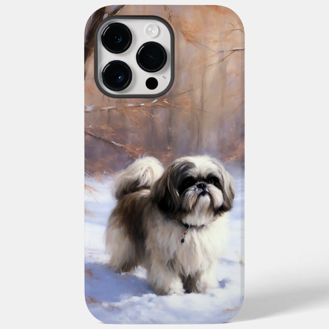 Shih Tzu Deixe Nevar Natal (Verso)