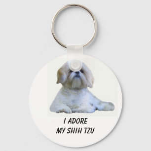 Shih Tzu eu Adore o chaveiro
