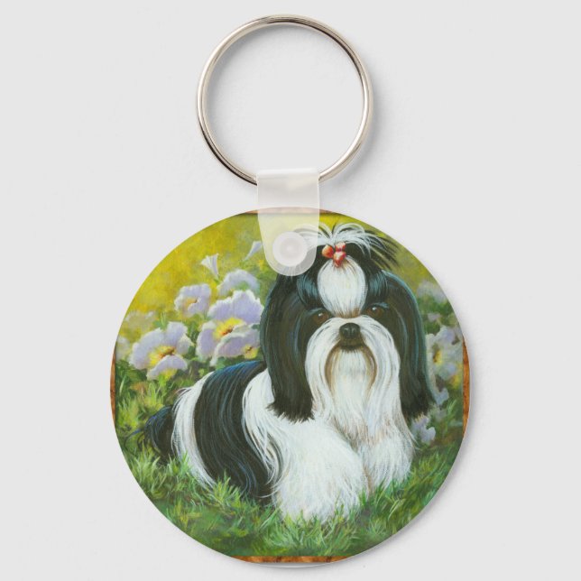 Shih Tzu na Chaveiro do Jardim (Frente)