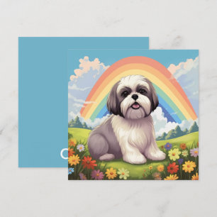 Shih Tzu Rainbow Bridge Personalizada Dog Name Sym