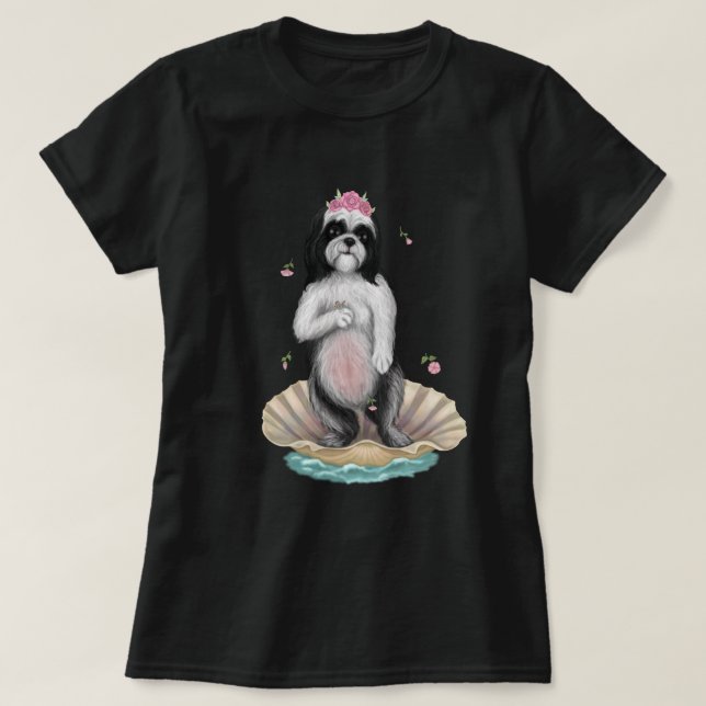 Shih Tzu Venus T-Shirt (Frente do Design)