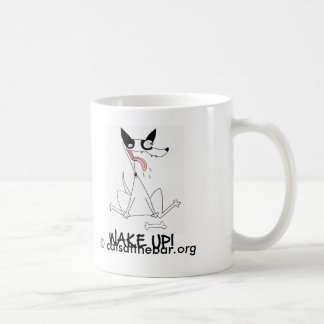 "Shilo o Gato-Cão" acorda a caneca