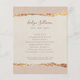 Shimmer rasgou folheto de papel