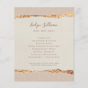 Shimmer rasgou folheto de papel