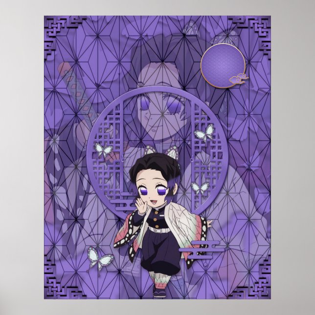 Shinobu Kocho Chibi Poster (Frente)