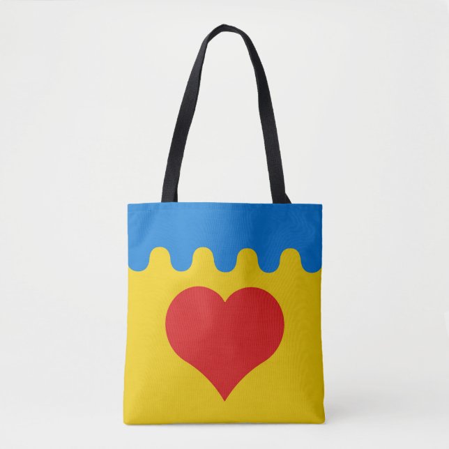 Shire do Coeur du Val populace crachá Tote Bag (Frente)