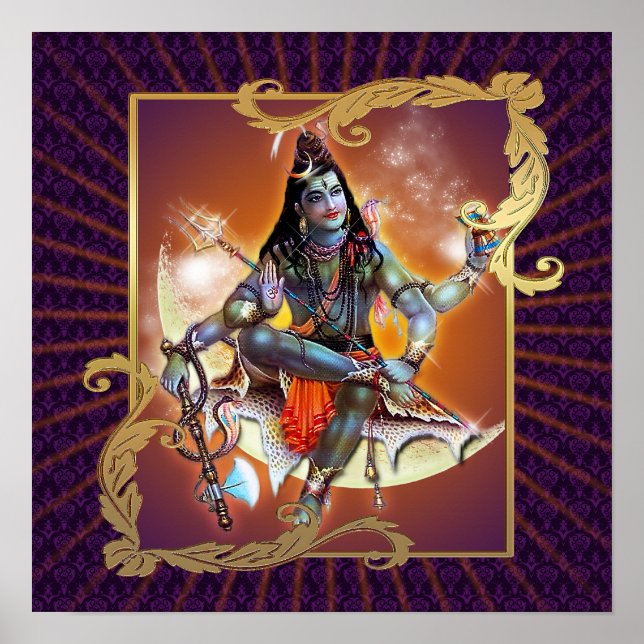 Shiva - Brilho Sunset - Poster (Frente)