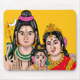 Shiva’s Family Mouse Pad