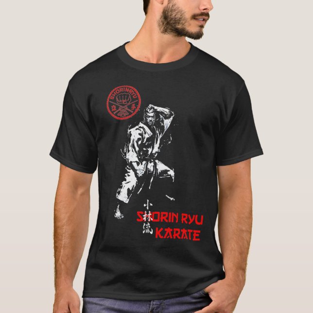Shorin Ryu Karateka por Zanshin-Art - Budo T-Shirt (Frente)