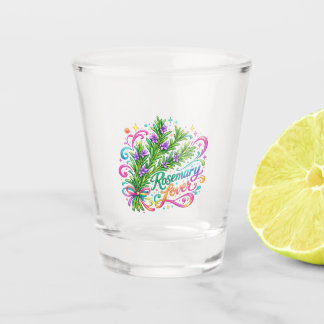 Shot amante do alecrim, copo de shot, presente de alecr