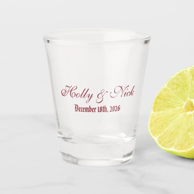 Shot Copo de casamento (Frente)