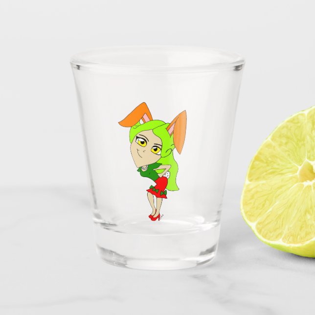 Shot copo de chibi bunnygirl (Frente)