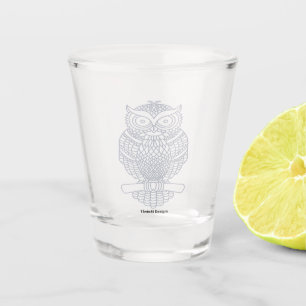 Shot Copo de Tiro de Coruja (cinza)