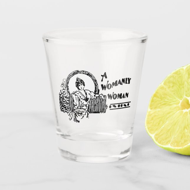 Shot Copo de Tiro Mulher Ad Vintage (Frente)