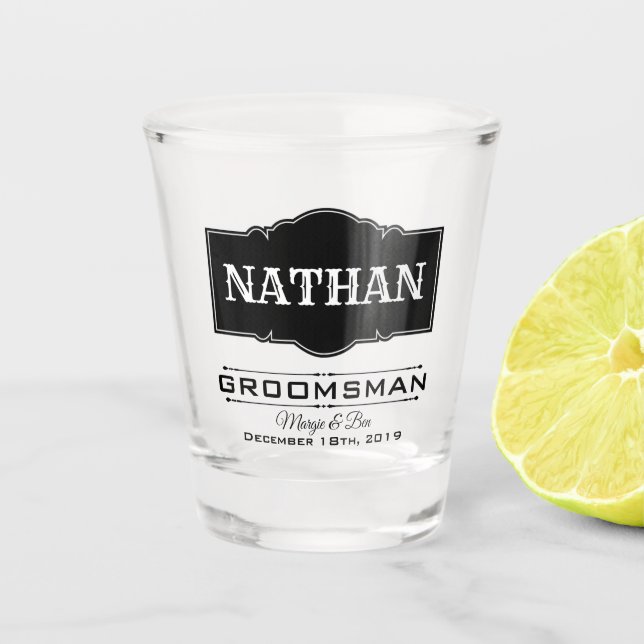 SHOT COPO PARA CHOP DE NOIVO PERSONALIZADO (Frente)