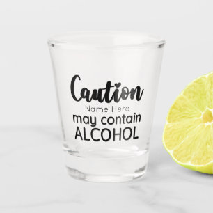 Shot Copo Personalizado de Bebida Divertido