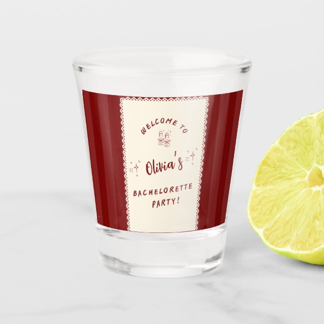 Shot Copo Personalizado para Festa de Despedida de Solt (Frente)