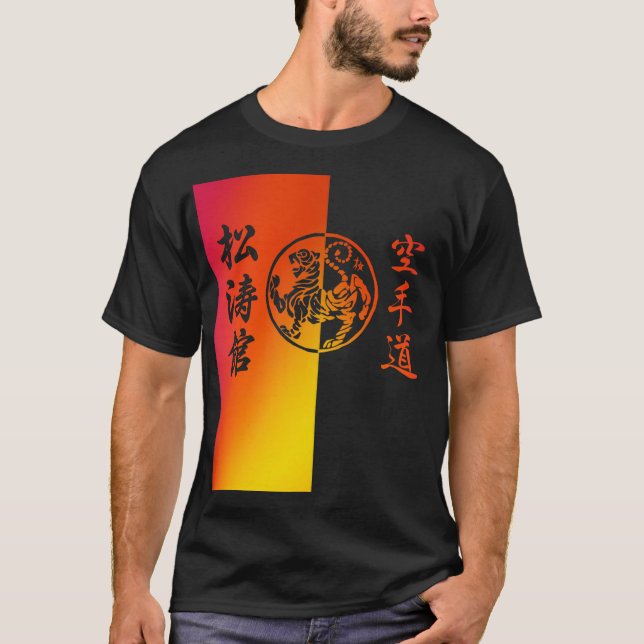 Shotokan Kanji Colors - Karate Art T-Shirt (Frente)