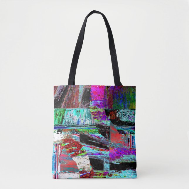 Shoulder Tote – Neon Pulse (Frente)