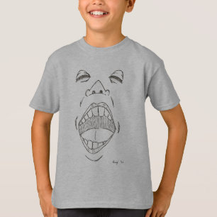 "Shout" Crianças Camisas Básicas