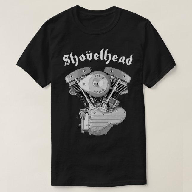 SHOVELHEAD 2 (GENERATOR) Classic T-Shirt (Frente do Design)