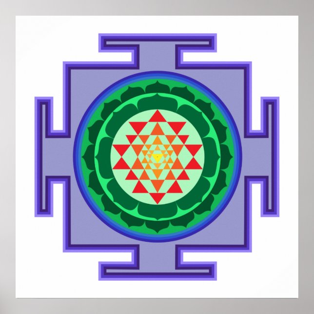 Shri Chakra Poster (Frente)