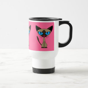 Siamese se você por favor - caneca de viagem