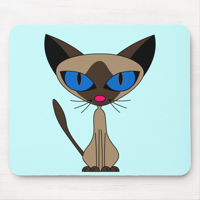 Siamese se você por favor - Mousepad (Frente)