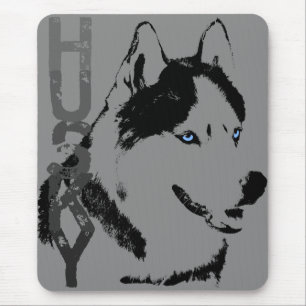 Siberian Husky Mousepad Gifts Malamute Wolf Dogs