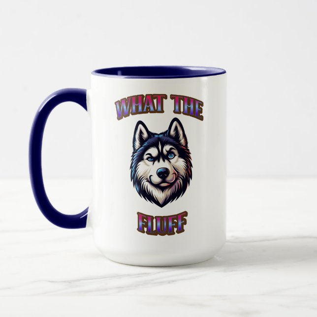 Siberian Husky - Que Caneca De Fluff (Esquerda)