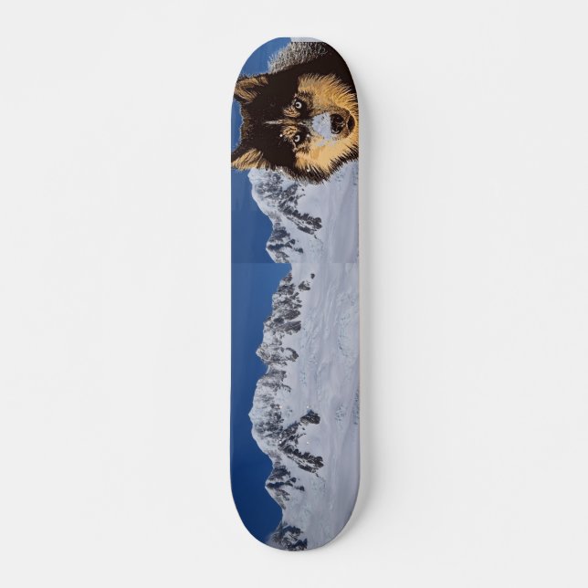 Siberian Husky Skateboard (Frente)