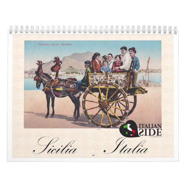 Sicília - Calendário Italia (Capa)