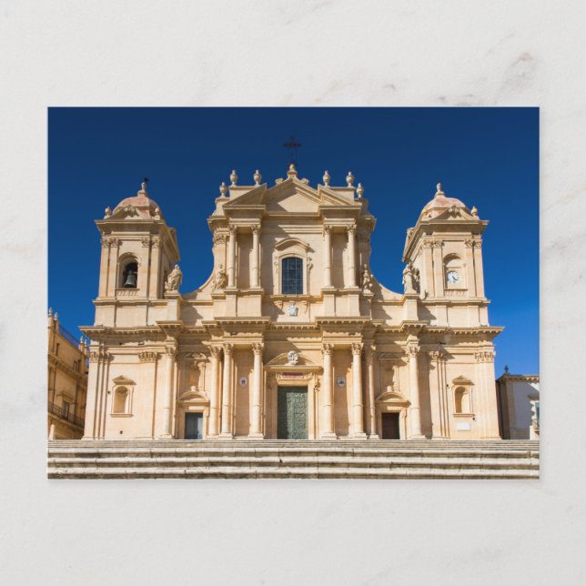 Sicília - Catedral de Noto cartão postal (Frente)