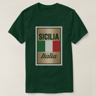 Sicilia Italia Green T-Shirt