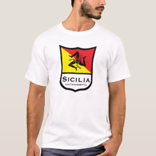 Siciliana Flag Trinacria Personalize T-Shirt