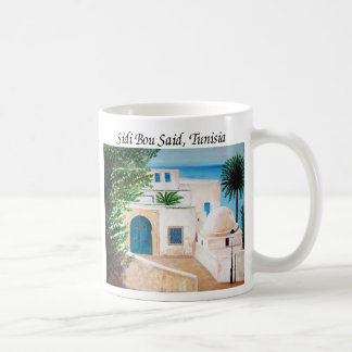 "Sidi Bou disse, caneca de café de Tunísia"