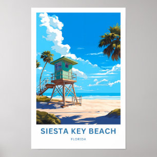Siesta Key Beach Viagem Impressão