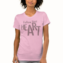 Siga a camisa do seu coração/arte