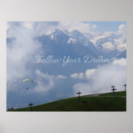 Siga o poster personalizado dos seus sonhos