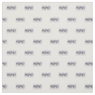 Siga o profeta. tecido