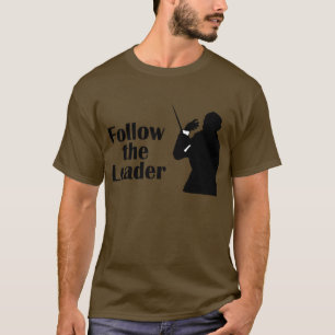 Siga o t-shirt do condutor do líder