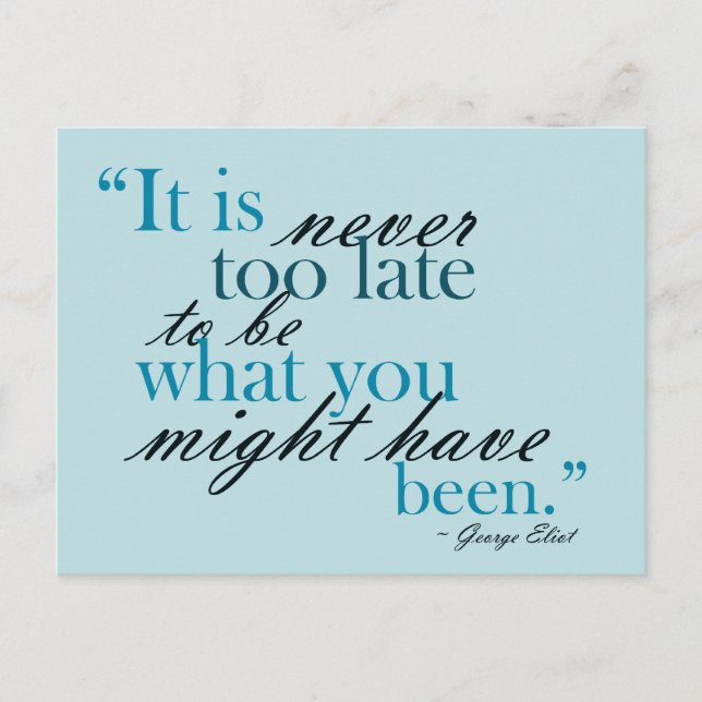 Siga seus sonhos - cartão inspirador (Frente)