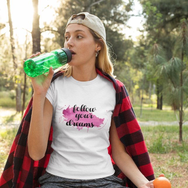 Siga seus sonhos T-Shirt (Criador carregado)